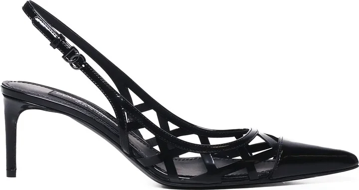 Slingback In Patent Calfskin