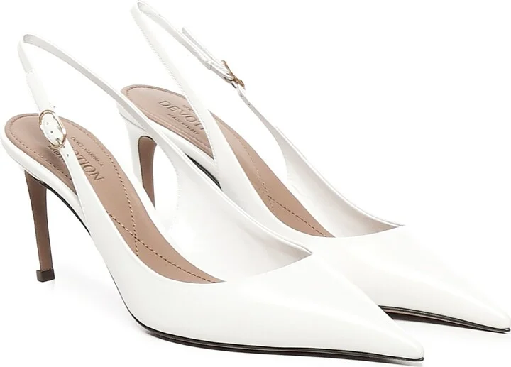 Slingback In Shiny Goatskin - Image 2