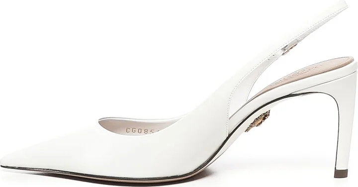 Slingback In Shiny Goatskin - Image 4