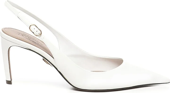 Slingback In Shiny Goatskin