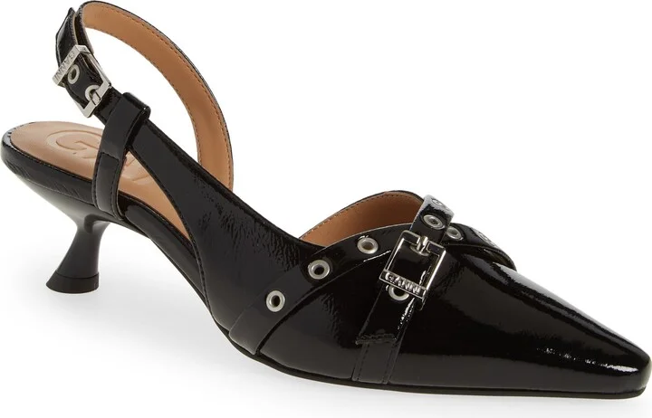 Slingback Kitten Heel Pump