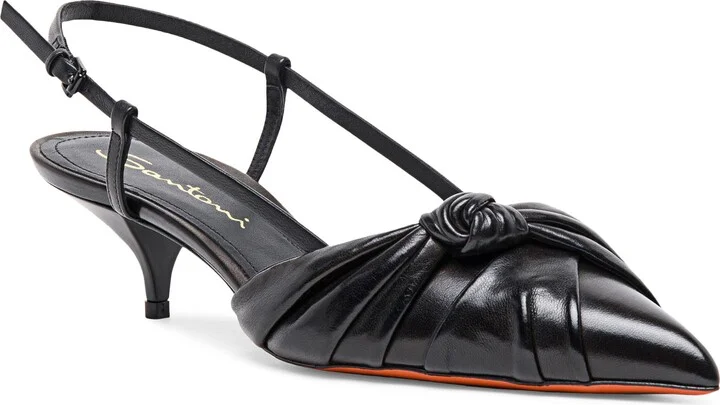 Slingback Kitten Heel Pump