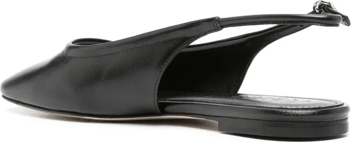 Slingback Leather Ballerina Shoes - Image 3