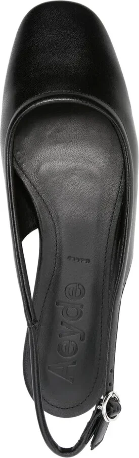 Slingback Leather Ballerina Shoes - Image 4