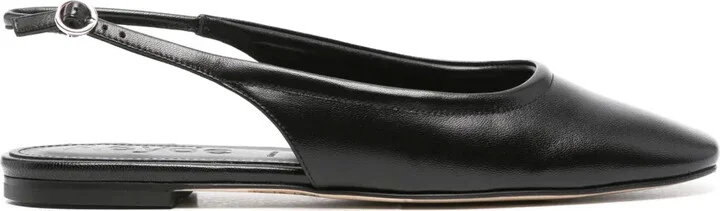Slingback Leather Ballerina Shoes