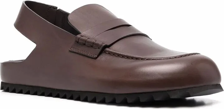 Slingback Leather Loafers - Image 2