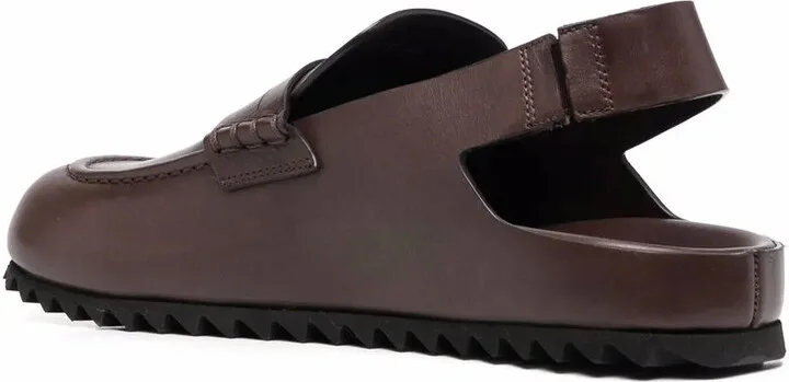 Slingback Leather Loafers - Image 3