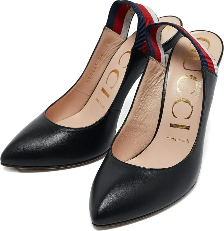 Slingback Leather Pumps - Image 2