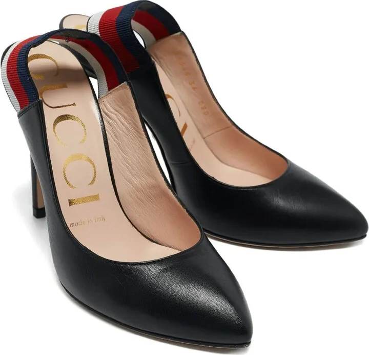 Slingback Leather Pumps - Image 3