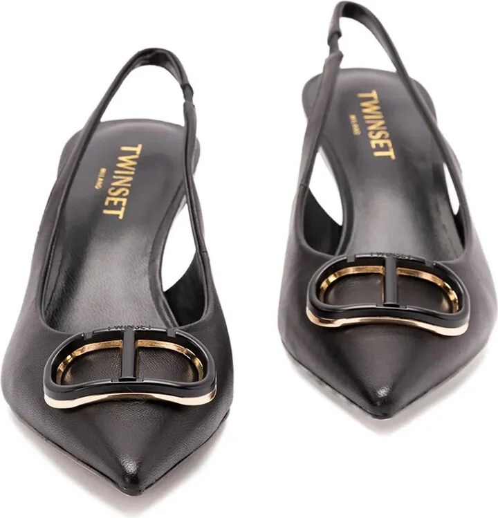 Slingback Leather Pumps - Image 4
