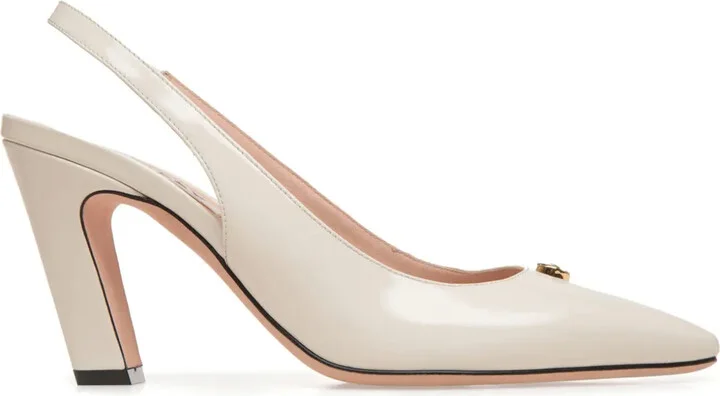 Slingback Leather Pumps