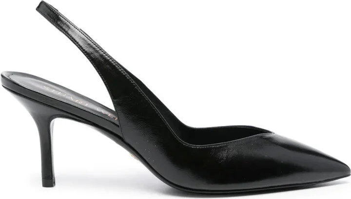 Slingback Leather Pumps