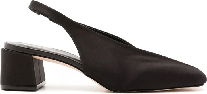 Slingback Leather Pumps