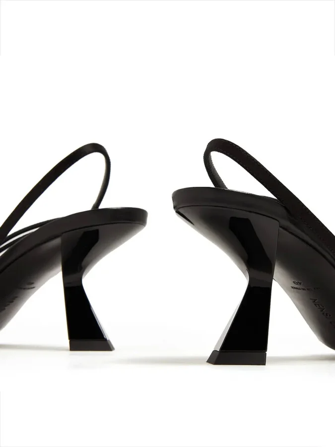 Slingback Leather Sandals - Image 4