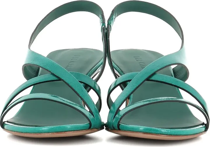 Slingback Leather Sandals - Image 5