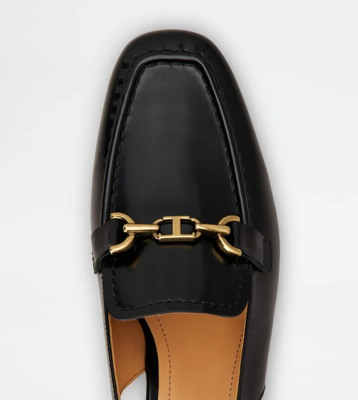 Slingback Loafers in Leather - Image 5