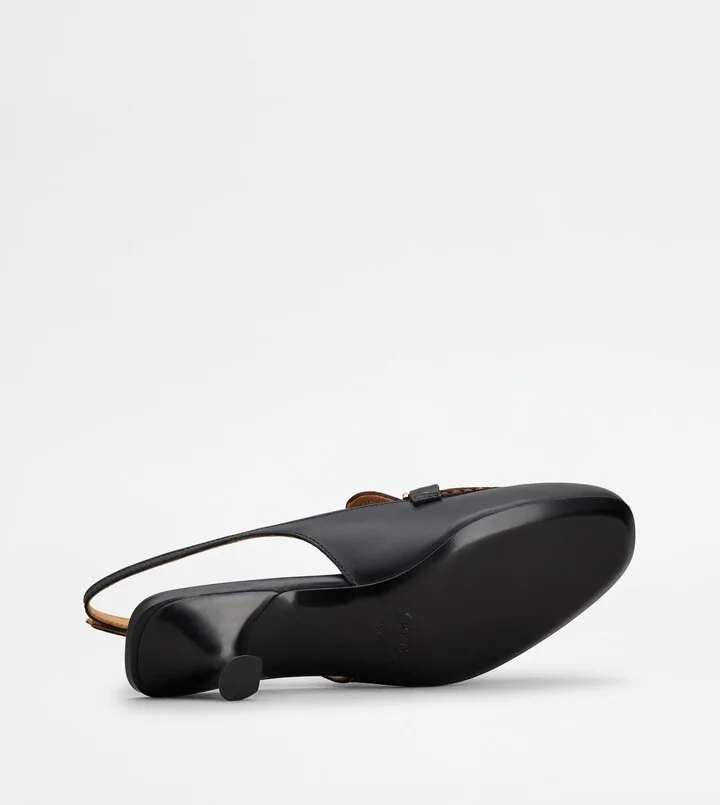 Slingback Loafers in Leather - Image 4