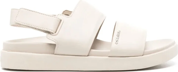 Slingback Logo-Plaque Sandals