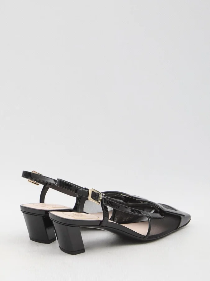 Slingback Mesh Pumps - Image 3