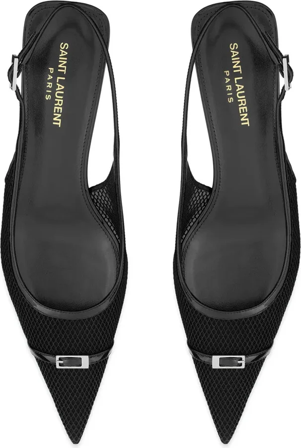 Slingback Mesh Pumps - Image 3