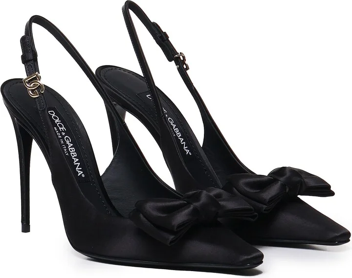 Slingback Mun In Satin - Image 2