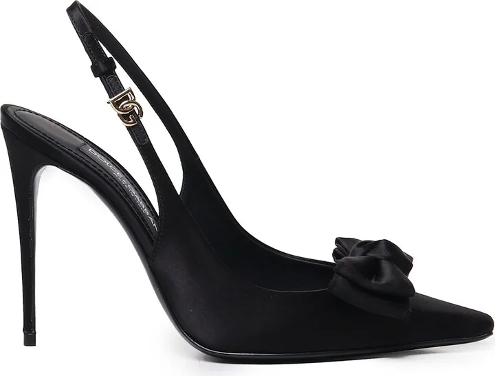 Slingback Mun In Satin