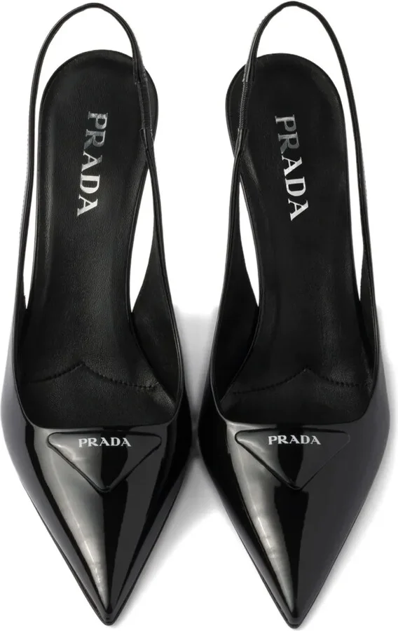 Slingback Patent Leather Pumps - Image 4