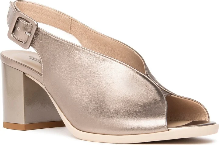 Slingback Peep Toe Sandal