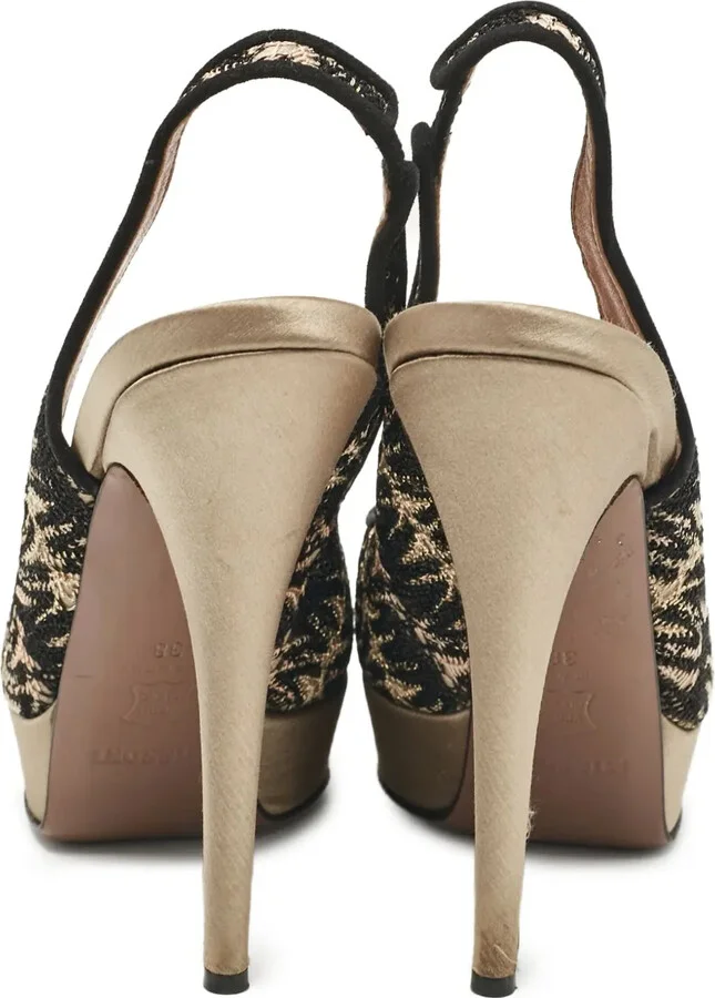 Slingback Platform Pumps - Image 4