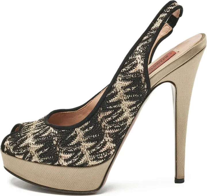Slingback Platform Pumps