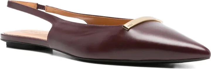 Slingback Pointed-Toe Flat Pumps - Image 2