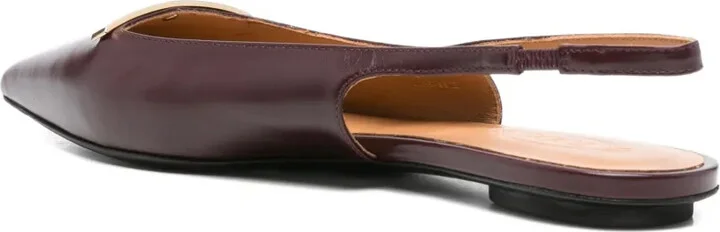 Slingback Pointed-Toe Flat Pumps - Image 3