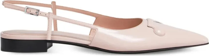 Slingback Pointed-Toe Flats