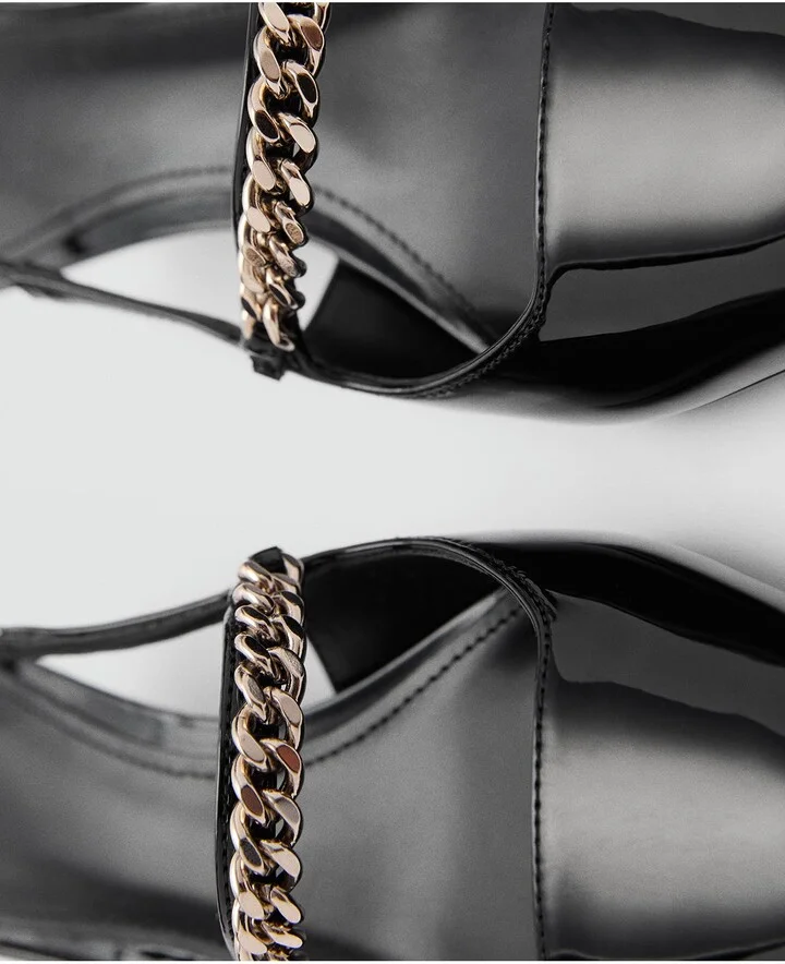 Slingback Pointed Toe Mary Jane Kitten Heel Pump - Image 5