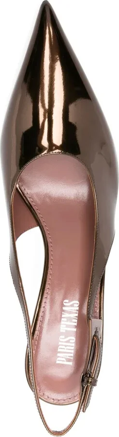 Slingback Pointed-Toe Pumps - Image 4