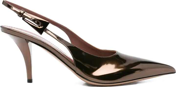 Slingback Pointed-Toe Pumps