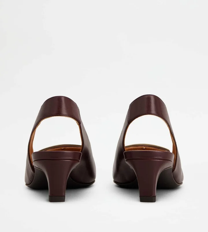 Slingback Pumps in Leather - Image 3