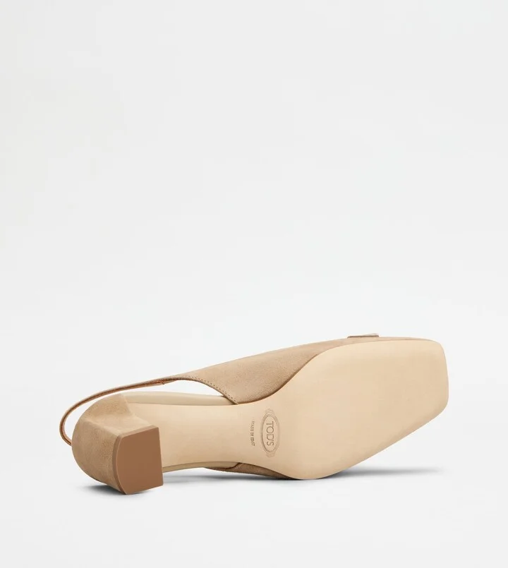 Slingback Pumps in Suede - Image 4