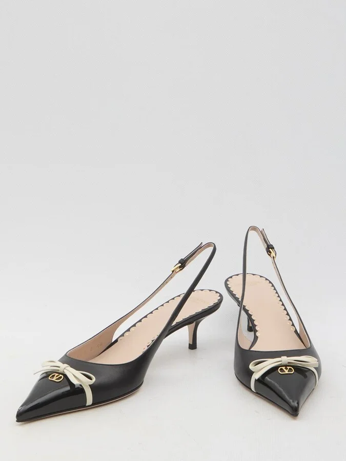 Slingback Pumps With Vlogo Signature - Image 5