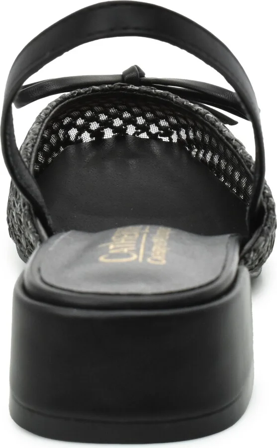 Slingback Raffia Mule Flat - Image 9