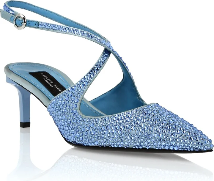 Slingback Shoes Strass
