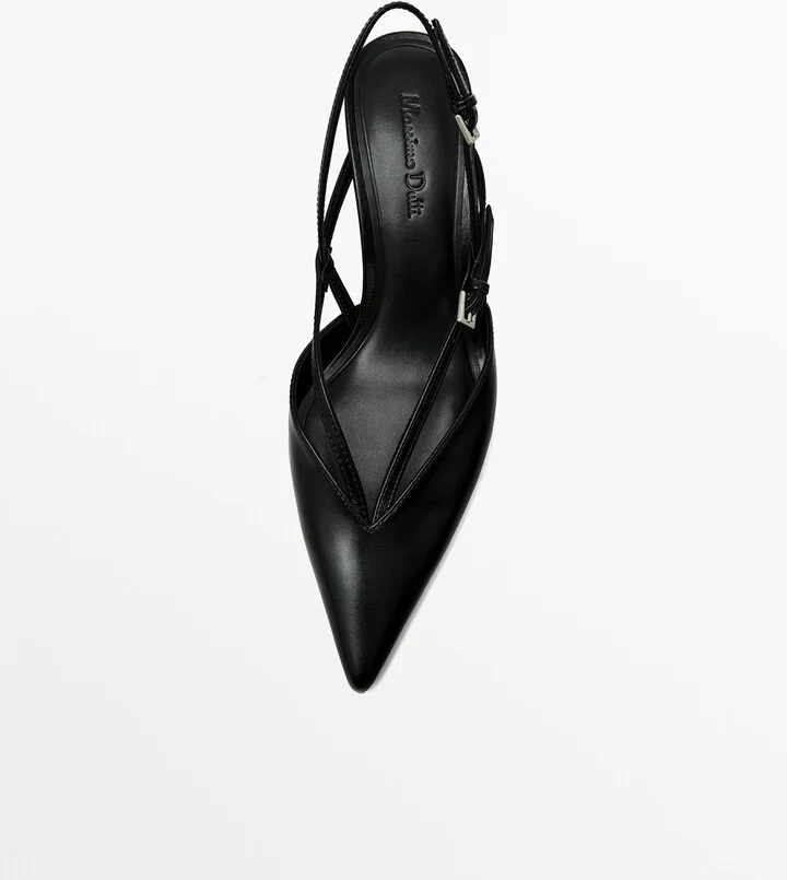 Slingback Shoes With Instep Straps - Image 4