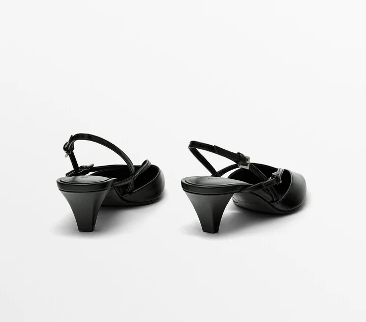 Slingback Shoes With Instep Straps - Image 5
