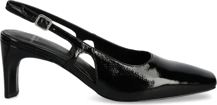 Slingback Square-Toe Pumps