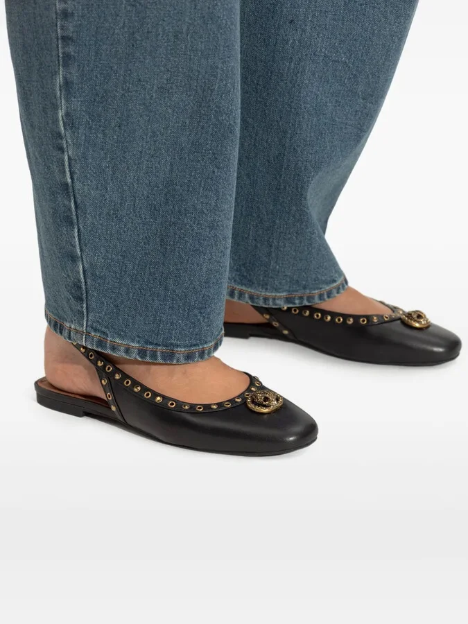 Slingback Studded Flat Pumps - Image 4