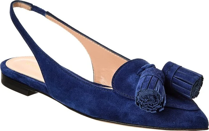 Slingback Suede Flat