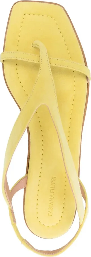 Slingback Suede Flat Sandals - Image 4