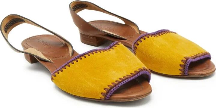 Slingback Suede Sandals - Image 2