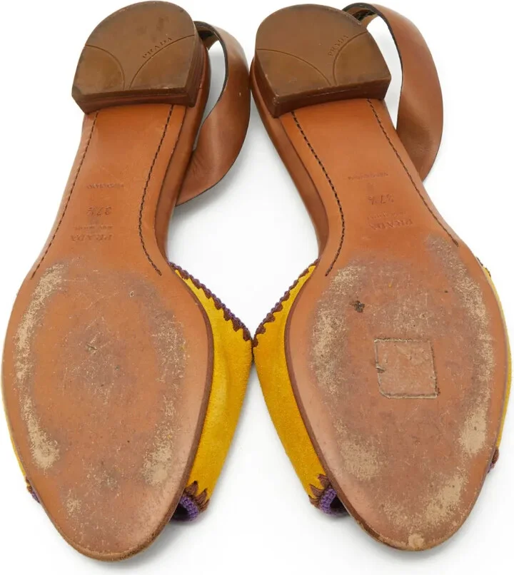 Slingback Suede Sandals - Image 5