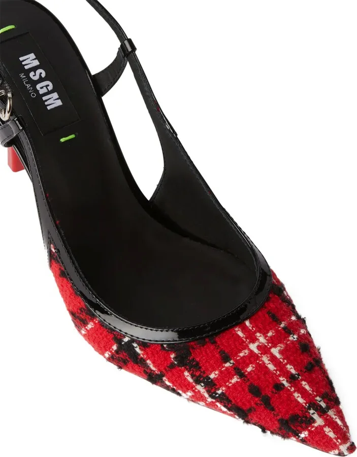 Slingback Tweed Pumps - Image 4